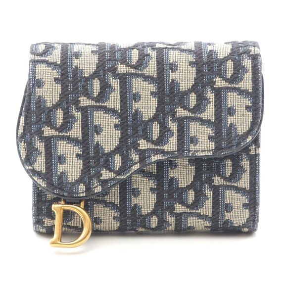 Dior Handbags - Dior Saddle Oblique Jacquard Wallet